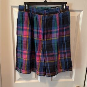 Colorful Plaid Shorts